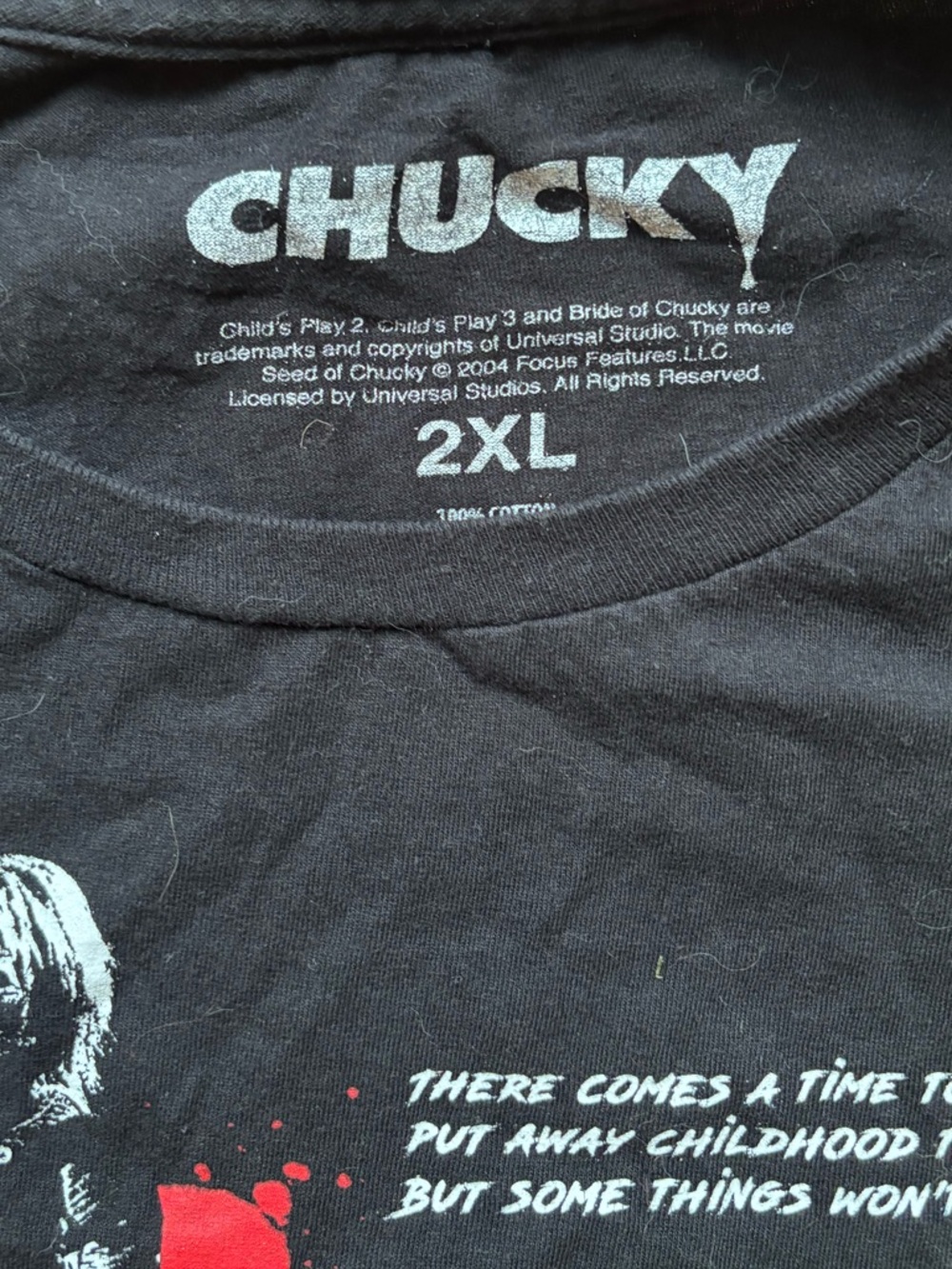Chucky Child's Play Look Who's Stalking Men’s shirt 2XL Halloween Horror - Picture 2 of 4